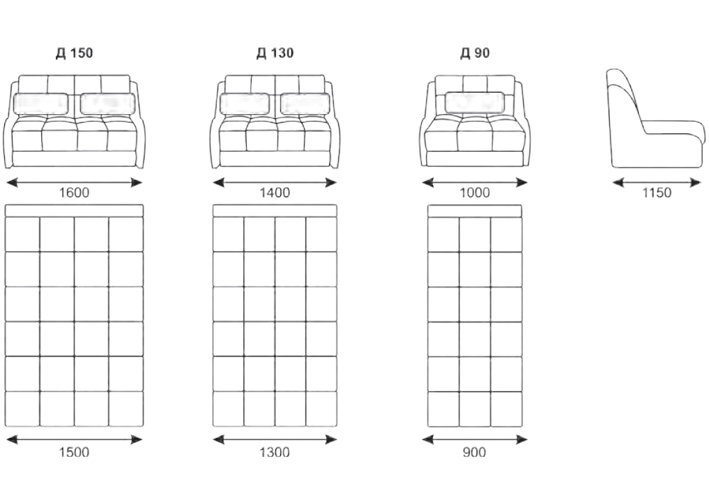 Диван аккордеон размеры. Прямой диван Токио 205. Токио 2 БД. Кресло-кровать Токио 90 (ППУ). Прямой диван Токио 165 (Люкс).